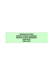 Kumpulan Fatwa DSN-MUI 2000-2007