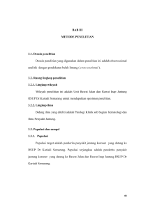 BAB III METODE PENELITIAN 3.1. Desain penelitian