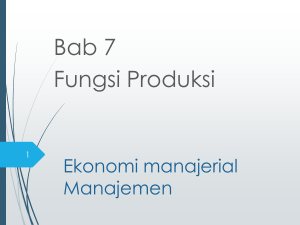 bab-7 Fungsi Produksi