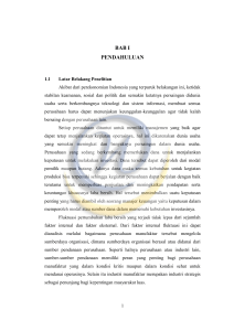 BAB I PENDAHULUAN - Widyatama Repository