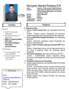 Noviyanto Nendra Pratama S.Pi