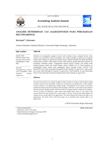 Accounting Analysis Journal