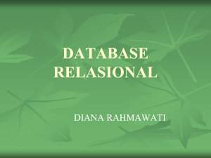 DATABASE RELASIONAL