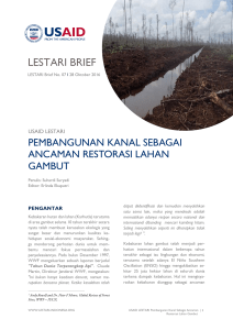 lestari brief - USAID Lestari