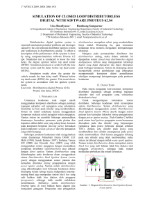 simulation of closed loop distributorless digital with