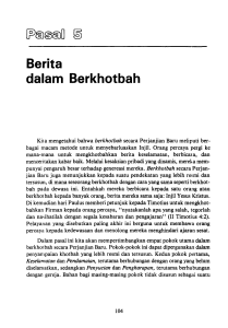 Khotbah dan Mengajar