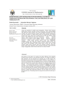 UNNES Journal of Mathematics