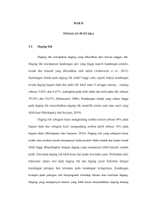 BAB II TINJAUAN PUSTAKA 2.1. Daging Itik Daging