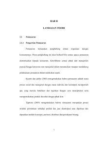 bab ii landasan teori - Perpustakaan Universitas Mercu Buana