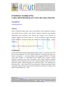 internet marketing cara menghasilkan uang secara online