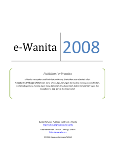 e-Wanita 2008 - SABDA