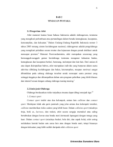 6 BAB 2 TINJAUAN PUSTAKA 2.1 Pengertian Atlet Atlet menurut