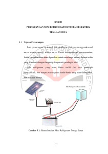 41 BAB III PERANCANGAN MINI REFRIGERATOR