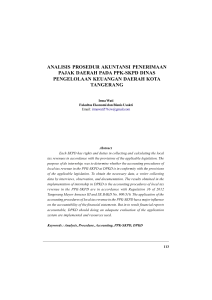 analisis prosedur akuntansi penerimaan pajak