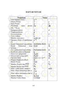 daftar notasi