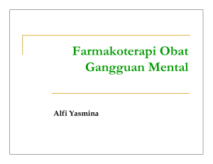 Farmakoterapi Obat Gangguan Mental