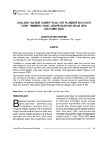 analisis faktor kompetensi life planner dan daya - E