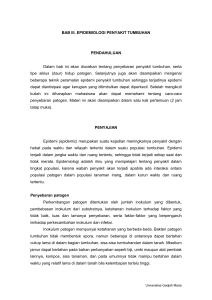 BAB III. EPIDEMIOLOGI PENYAKIT TUMBUHAN