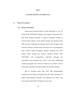50 BAB 3 ANALISIS SISTEM YANG BERJALAN 3.1 Riwayat