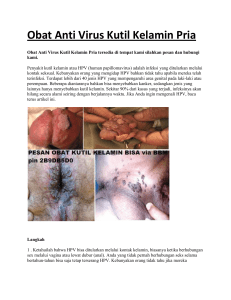 Obat Anti Virus Kutil Kelamin Pria