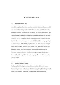 47 III. METODE PENELITIAN A. Jenis dan Sumber Data Jenis data