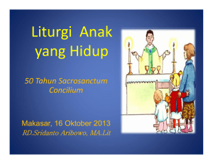 Liturgi Anak yang Hidup