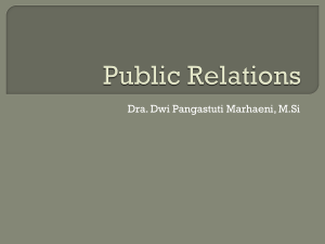 Public Relations by Dwi Pangastuti M