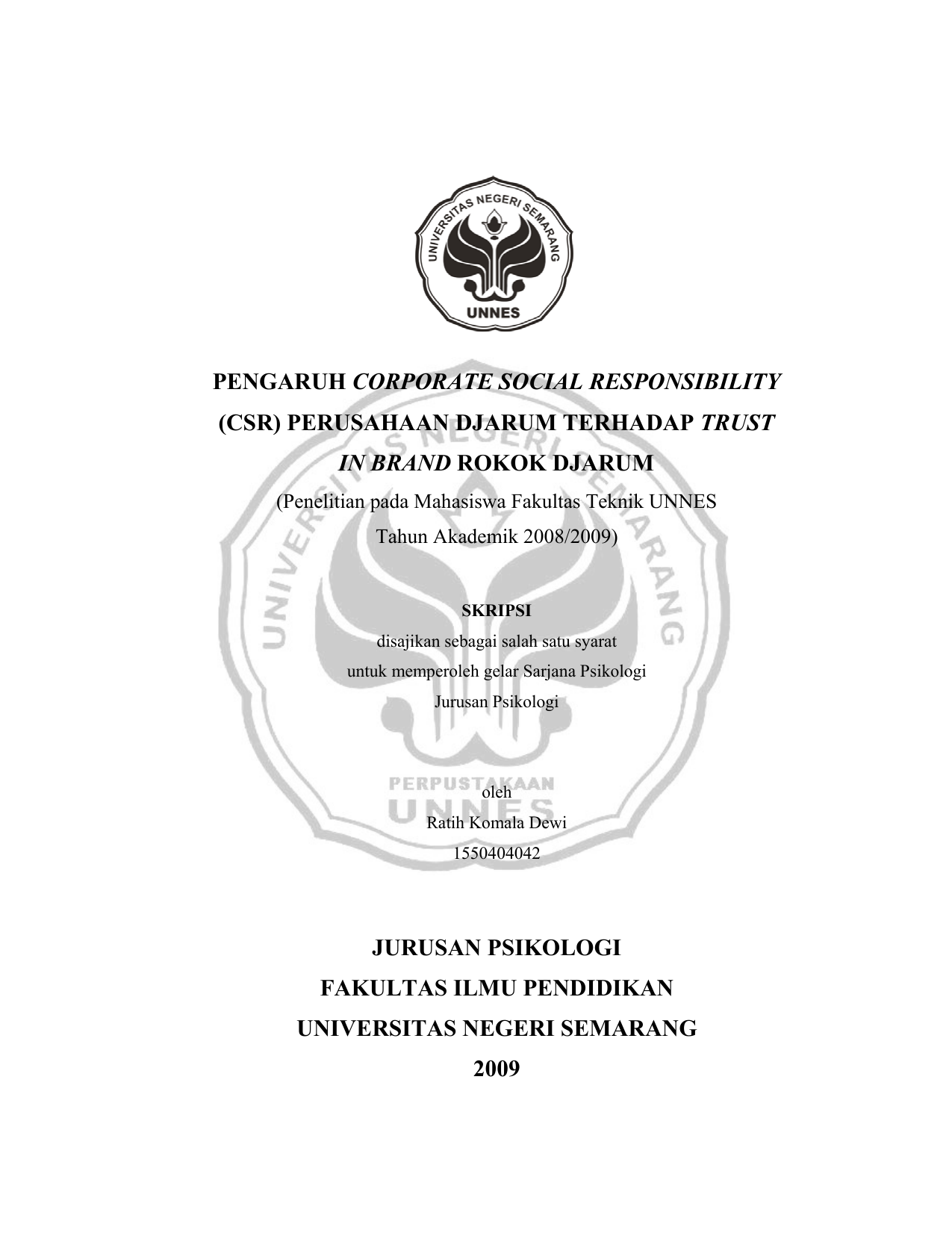 Pengaruh Corporate Social Responsibility Csr Perusahaan