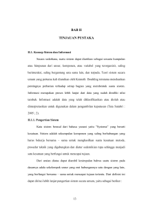 bab ii tinjauan pustaka - potensi utama repository