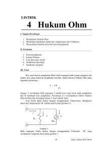 l7. hukum ohm - Lab Fisika Gunadarma