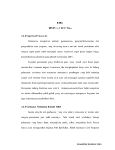 BAB 2 TINJAUAN PUSTAKA 2.1. Pengertian Pemasaran