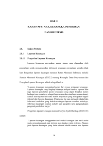 bab ii kajian pustaka, kerangka pemikiran, dan hipotesis