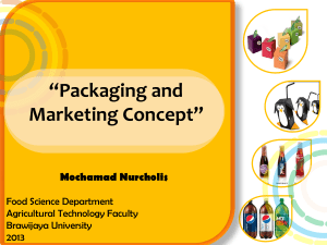 Packaging and Marketing Concept