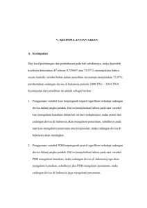 V. KESIMPULAN DAN SARAN A. Kesimpulan Dari hasil