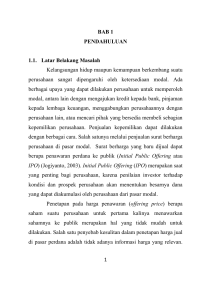 1 BAB 1 PENDAHULUAN 1.1. Latar Belakang Masalah