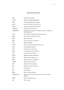 14 DAFTAR SINGKATAN ABI Ankle Brachial Index ACTH Hormon