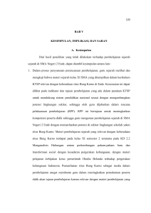 BAB V KESIMPULAN, IMPLIKASI, DAN SARAN A. Kesimpulan Dari