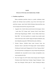 BAB II TINJAUAN PUSTAKA DAN KERANGKA