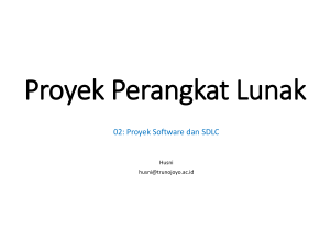 Proyek Perangkat Lunak