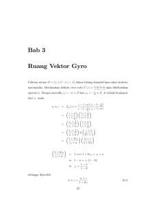 Bab 3 Ruang Vektor Gyro