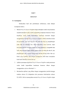 BAB V PENUTUP 5.1 Kesimpulan Berdasarkan hasil dari