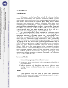 Analisis Pengaruh Hidrolisis Asam Terhadap