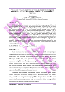 Jurnal FinAcc, Vol 1, No. 11, Maret 2017 1899 PENGARUH