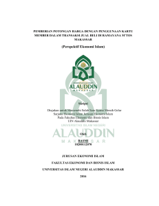 Perspektif Ekonomi Islam - Repositori UIN Alauddin Makassar