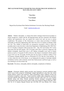 PREVALENSI RETINOPATI DIABETIK PADA - E