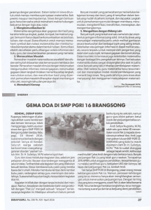 gema doa di smp pgri 16 brangsong