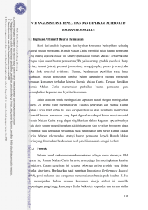 160 VIII ANALISIS HASIL PENELITIAN DAN