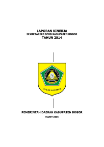 laporan kinerja tahun 2014