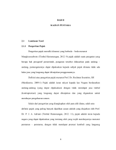 BAB II KAJIAN PUSTAKA 2.1 Landasan Teori 2.1.1 Pengertian