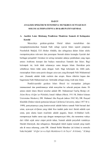 77 BAB IV ANALISIS SPEKTRUM FENOMENA MUNKIRUS